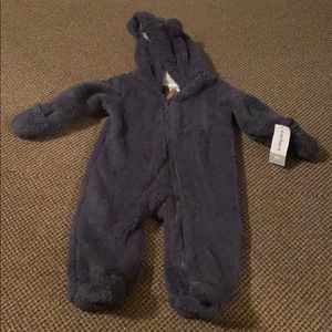 New Carter’s 6mon fuzzy bear Sherpa